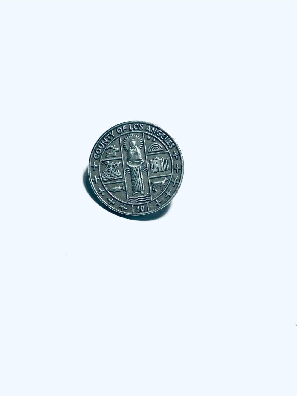 County of Los Angeles 10 Year Pin